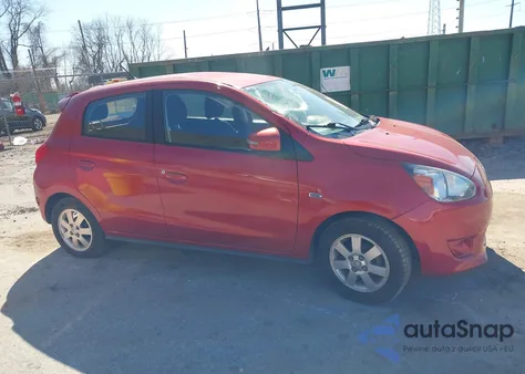 2015 Mitsubishi Mirage Es/Rf из США, поврежденный, VIN ML32A4HJ7FH050174